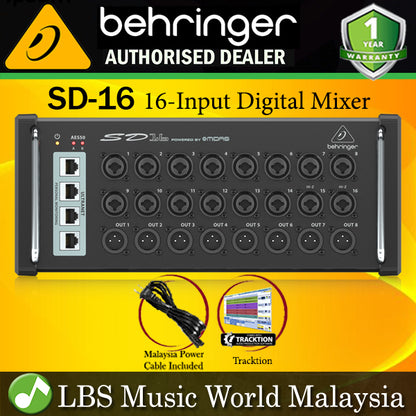 Behringer SD-16 Digital Snake I/O Box with 16 Mic Inputs 8 Outputs with AES50 and MIDAS (SD16 SD 16)