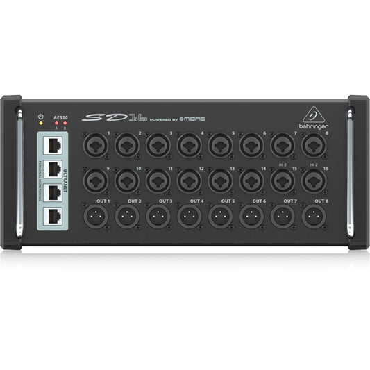 Behringer SD-16 Digital Snake I/O Box with 16 Mic Inputs 8 Outputs with AES50 and MIDAS (SD16 SD 16)