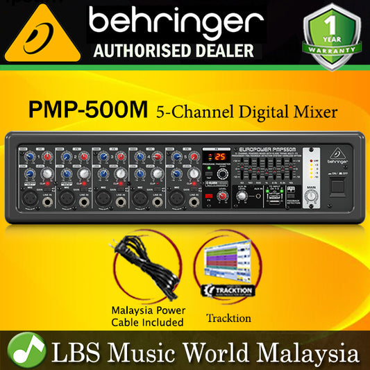 Behringer PMP-550M 5Mic Line Input 250W x 2 Channel KLARK TEKNIK Multi FX Processor (PMP550M PMP500 PMP-500 M PMP 550M)