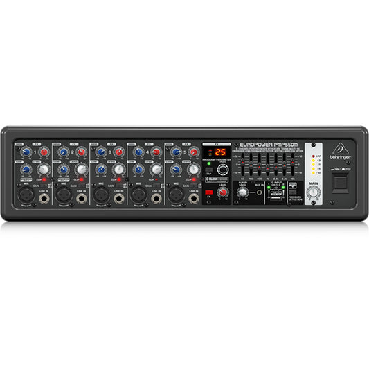 Behringer PMP-550M 5Mic Line Input 250W x 2 Channel KLARK TEKNIK Multi FX Processor (PMP550M PMP500 PMP-500 M PMP 550M)