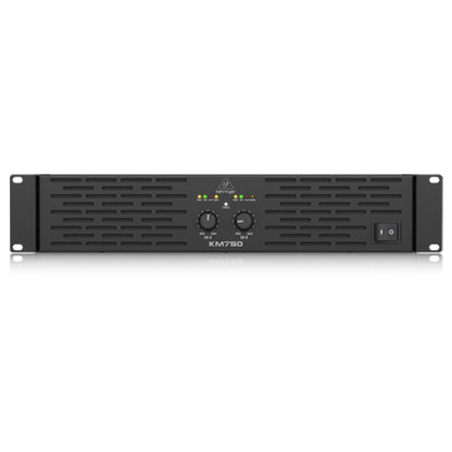 Behringer KM-750 750 Watt Power Amplifier Amp 2 x 200 400 W with ATR Technology (KM750 KM 750)