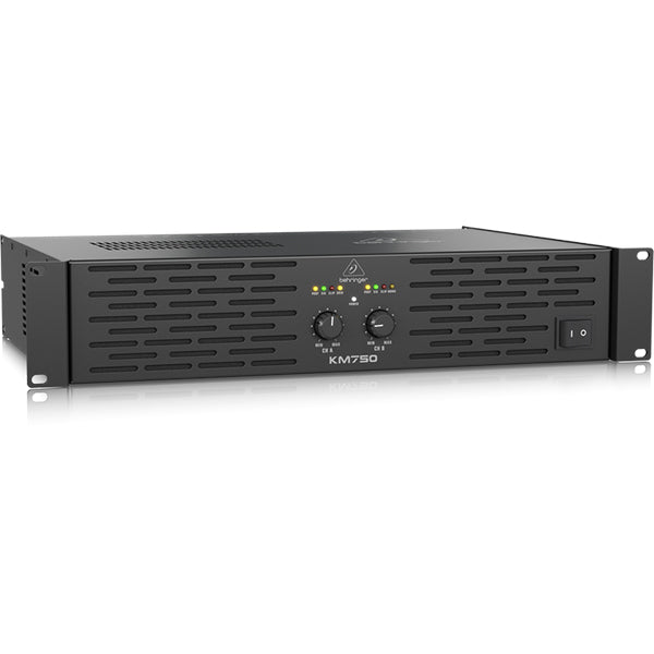 Behringer KM-750 750 Watt Power Amplifier Amp 2 x 200 400 W with ATR Technology (KM750 KM 750)