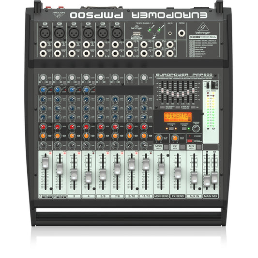 Behringer PMP-500 4+2Mic 4Stereo 250W x 2 Channel KLARK TEKNIK Multi FX Processor (PMP500 PMP 500)