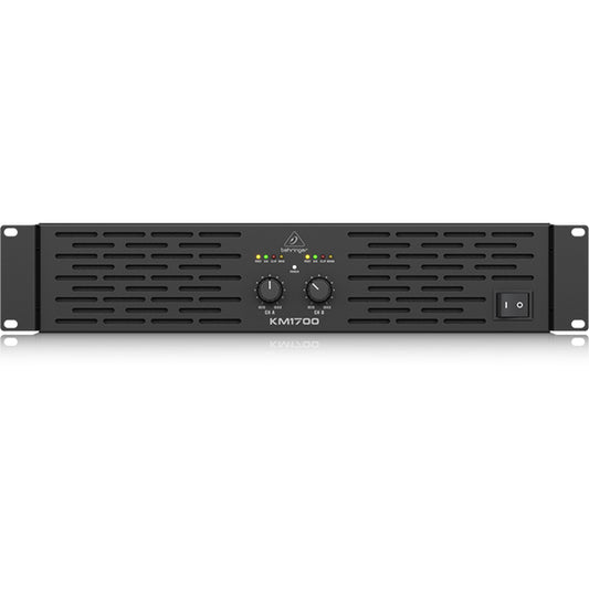 Behringer KM-1700 1700 Watt Stereo Power Amplifier Amp with ATR Technology (KM1700 KM 1700)