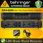 Behringer NX4-6000 Ultra Lightweight 6000 Watt Class D Power Amplifier Amp (NX46000 NX4 6000)