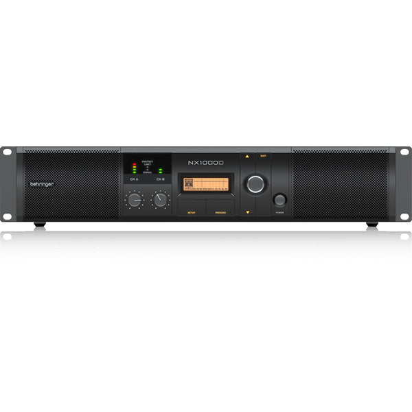 Behringer NX-1000D Ultra Lightweight 1000 Watt Class D Power Amplifier Amp (NX1000D NX 1000D)