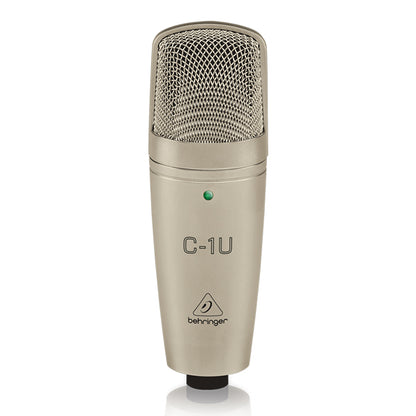 Behringer C-1U Large Diaphragm USB Studio Condenser Microphone Mic (C1U C 1U)