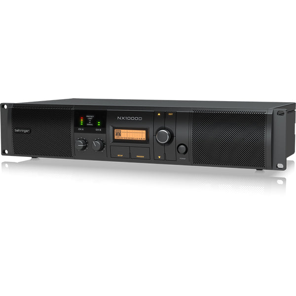 Behringer NX-1000D Ultra Lightweight 1000 Watt Class D Power Amplifier Amp (NX1000D NX 1000D)
