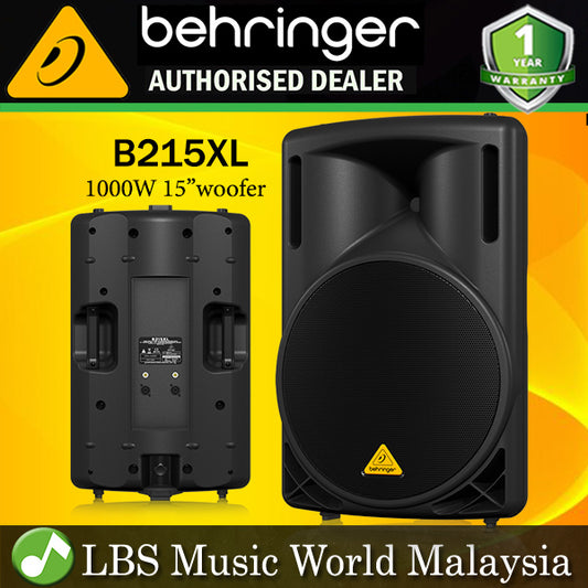 Behringer B-215XL 1000W 2 Way Passive Speaker With 15" Woofer - Each (B215XL B215 B-215 XL B 215XL)