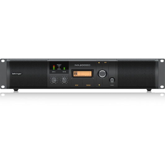 Behringer NX-3000D Ultra Lightweight 3000 Watt Class D Power Amplifier Amp (NX3000D NX 3000D)