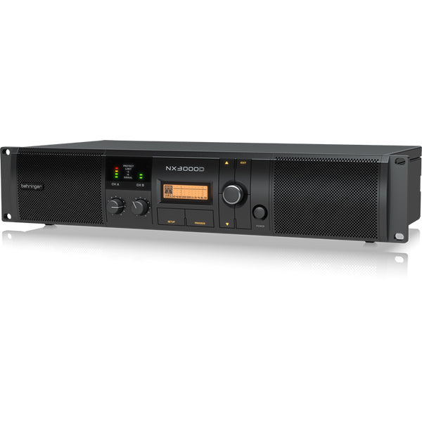 Behringer NX-3000D Ultra Lightweight 3000 Watt Class D Power Amplifier Amp (NX3000D NX 3000D)