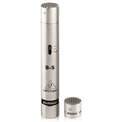 Behringer B-5 Single Gold Sputtered Small Diaphragm Studio Condenser Microphone Mic (B5 B 5)