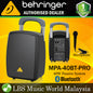 Behringer Europort MPA-40BT-PRO All in One Portable 40W Passive System (MPA40BTPRO MPA-40BT MPA40BT PRO)