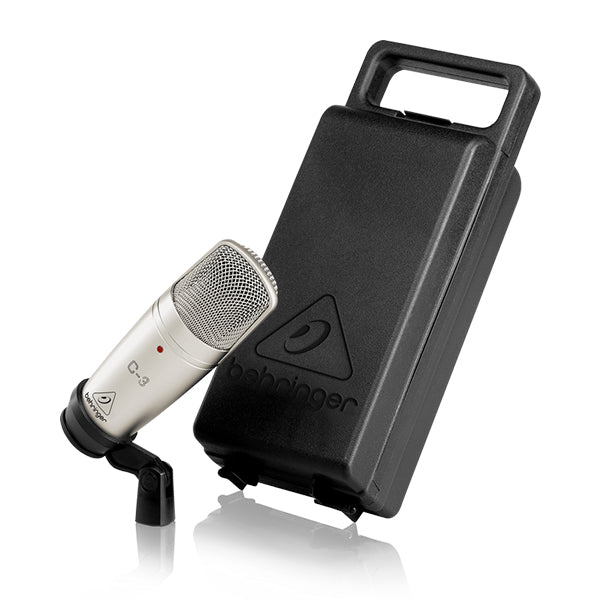 Behringer C-3 Medium Dual Diaphragm Studio Condenser Microphone Mic with Cardiod (C3 C 3)