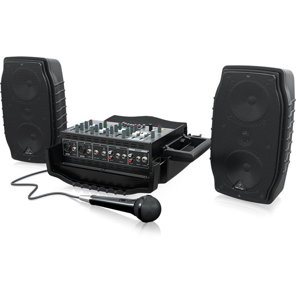 Behringer Europort PPA-200 Ultra Compact 200W 5 Channel Powered Mixer (PPA200 PPA 200)