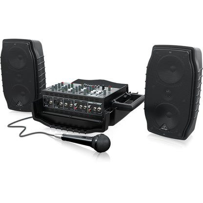 Behringer Europort PPA-200 Ultra Compact 200W 5 Channel Powered Mixer (PPA200 PPA 200)