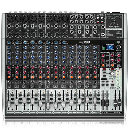 Behringer XENYX-X2222USB Premium 22 Input Portable Mixer (XENYXX2222USB XENYX X2222USB)