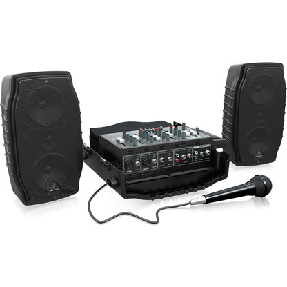 Behringer Europort PPA-200 Ultra Compact 200W 5 Channel Powered Mixer (PPA200 PPA 200)
