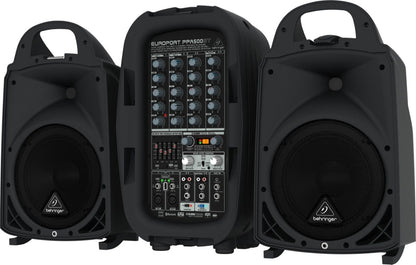 Behringer Europort PPA-500BT 500W 6 Channel Portable PA System with Bluetooth (PPA500BT PPA 500BT PPA500 BT)