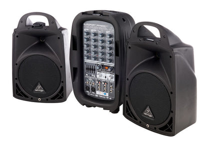 Behringer Europort PPA-500BT 500W 6 Channel Portable PA System with Bluetooth (PPA500BT PPA 500BT PPA500 BT)