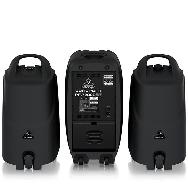 Behringer PPA-2000BT Ultra Compact 2000W 8 Channel Portable PA System with Bluetooth (PPA2000BT PPA 2000BT)
