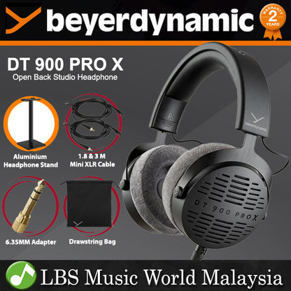 Beyerdynamic DT 900 Pro X 48 Ohms Open Back Studio Mixing Headphones with Detachable Cable (DT900 Pro)