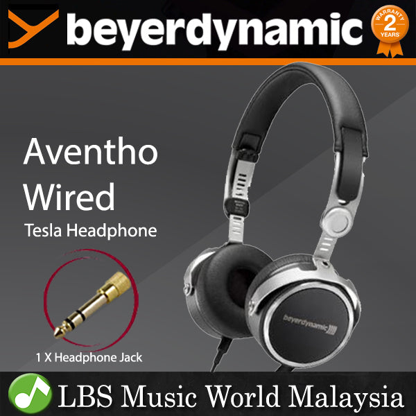 Beyerdynamic Aventho Wired Black Mobile Tesla High End Closed Back Powerful Bass Headphones