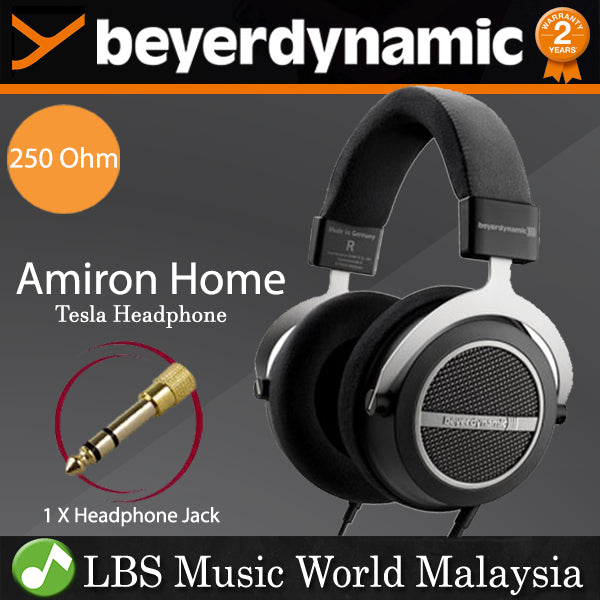 Beyerdynamic Amiron Home 250 Ohm High End Tesla Stereo Open Hi-Fi Amplifier Headphones