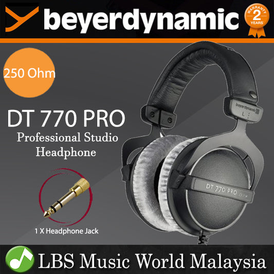 Beyerdynamic DT 770 PRO 250 Ohm Reference Closed Back Headphones Monitoring (DT770)