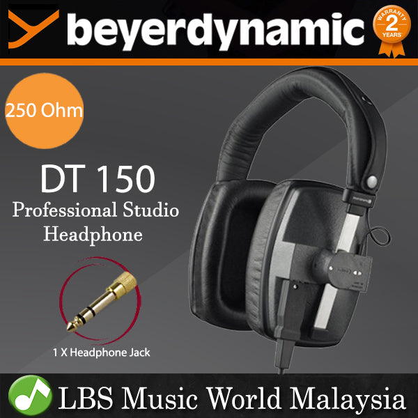 Beyerdynamic DT 150 250 Ohm Monitor Closed Back Headphones for Broadcast Film (DT150)