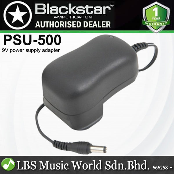 Blackstar PSU 500 9V Power Supply Adapter for Blackstar LT Series Effect Pedals (PSU-500  PSU500)