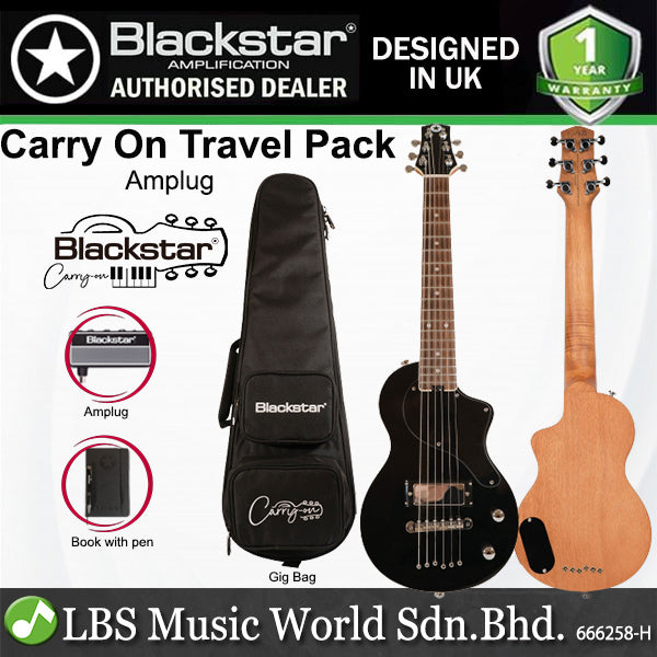 Blackstar Carry On Travel Pack With Electric Guitar And AmPlug