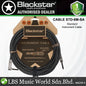 Blackstar CABLE-STD-6M-SA 6M Straight 1/4 Inch Jack To Angled 90˚ Angle 1/4 Inch Jack Standard Instrument Cable Heavy Duty Nickel Plated Connectors Straight to Angled