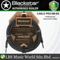Blackstar CABLE-PRO-6M-SS 6M Straight 1/4 Inch Jack With Straight 1/4 Inch Jack Professional Instrument Cable Heavy Duty Nickel Plated Connectors Straight To Straight