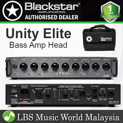 Blackstar Unity Elite 700 Watt Amplifier Bass Amp Head With Chorus and Octave Effect