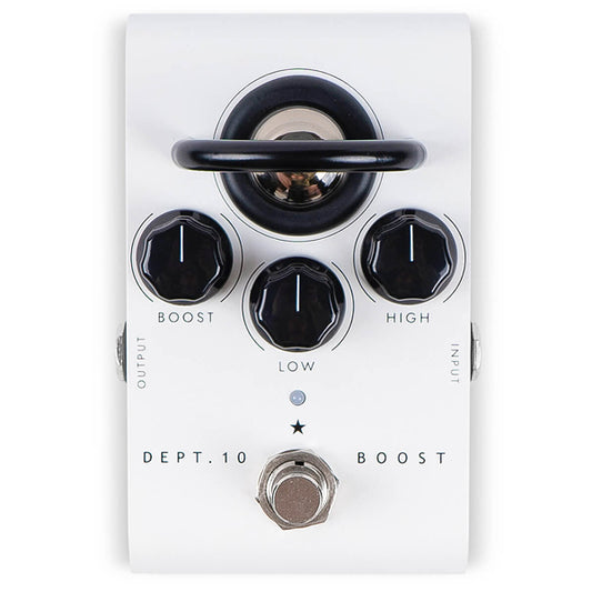 Blackstar Dept. 10 Tube Boost Effect Pedal for Electric Guitar with Boost, Low, and High Controls (Dept10)