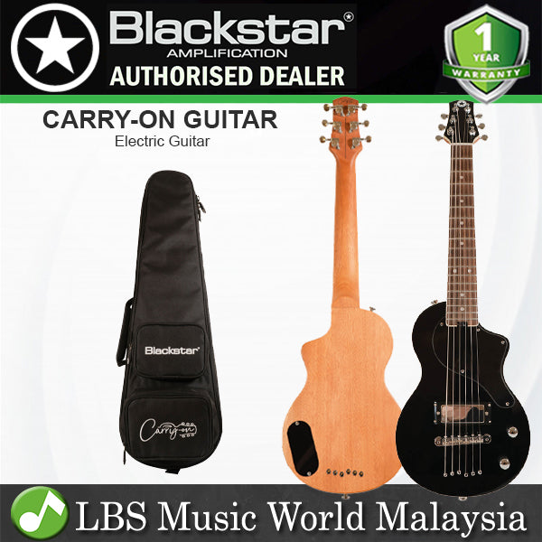 Blackstar Carry On Travel Gaboon Mahogany Electric Guitar With Laurel Fingerboard with Gig Bag