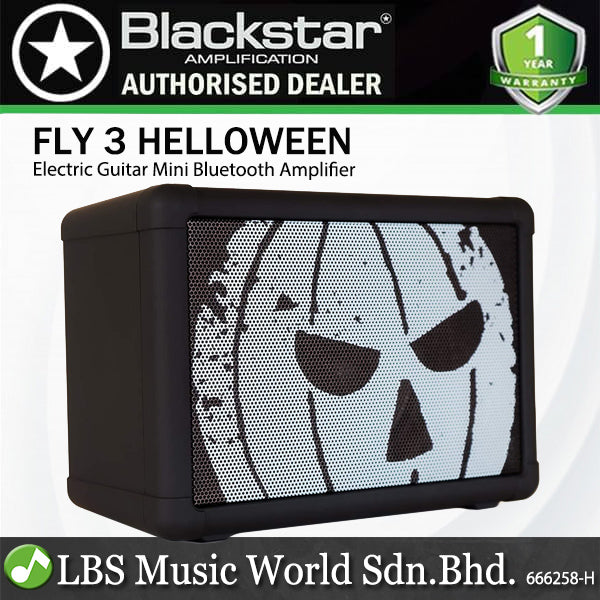 Blackstar FLY3 Bluetooth Helloween 3 Watt Mini Electric Guitar Amp Powered Battery Amplifier