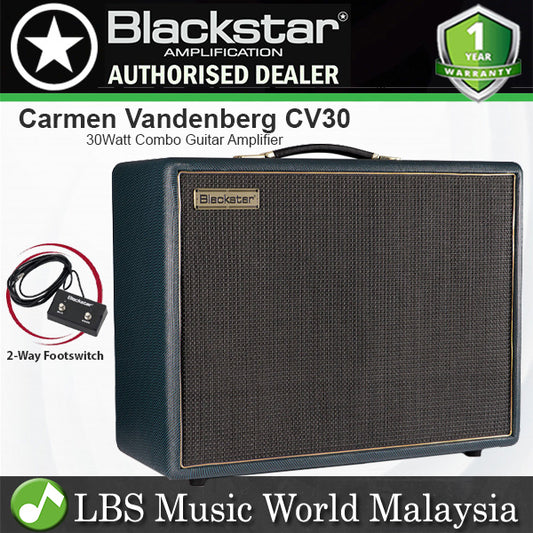 Blackstar CV30 30Watt  1x12 Inch Tube Amp Carmen Vandenberg Signature 2 Channel Combo Guitar Amplifier (CV 30)