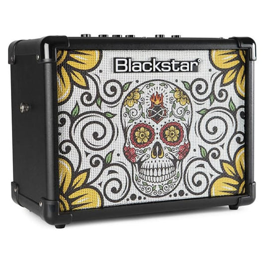 Blackstar ID:Core 10 V2 10 Watt 2 Channel Compact Limited Sugar Skull Guitar Amp Amplifier (ID Core)