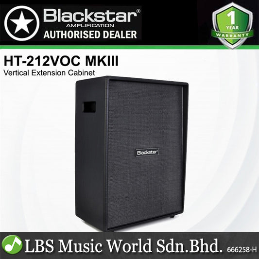 Blackstar HT-212VOC MKIII 2x12" Vertical Slanted Front Extension Cabinet (HT212VOC HT 212VOC)