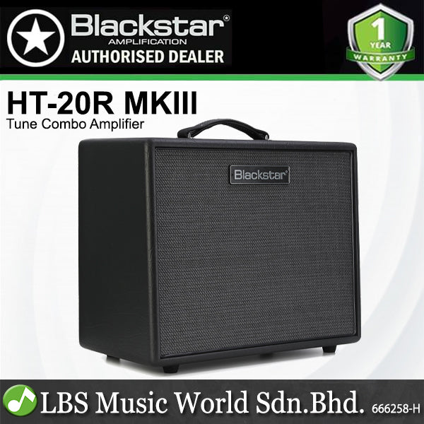 Blackstar HT-20R MKIII 20 Watt 1x12 Inch Tube Combo Amp with Reverb (HT20R HT 20R)