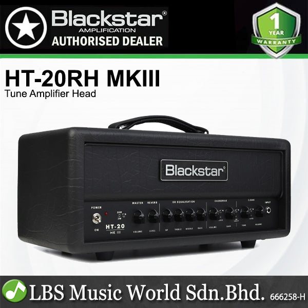 Blackstar HT-20RH MKIII 20 Watt Tube Amplifier Head with Reverb (HT20RH HT 20RH)