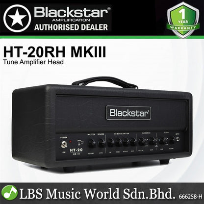Blackstar HT-20RH MKIII 20 Watt Tube Amplifier Head with Reverb (HT20RH HT 20RH)