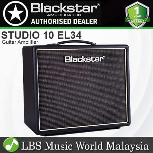 Blackstar Studio 10 EL34 10 Watt Class A Tube Combo Amplifier with Effect (Studio10 EL34)