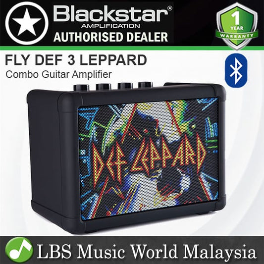 Blackstar Fly Def 3 Leppard 3 Watt Bluetooth 2 Channel 1x3" Guitar Combo Amp Baterry Powered