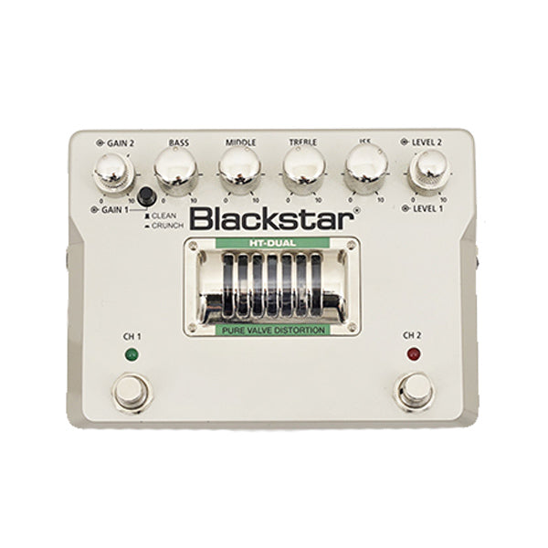 Blackstar HT-Dual Valve 2 Channel Tube Distortion Silent Switching Guitar Pedal Effect (HT Dual)