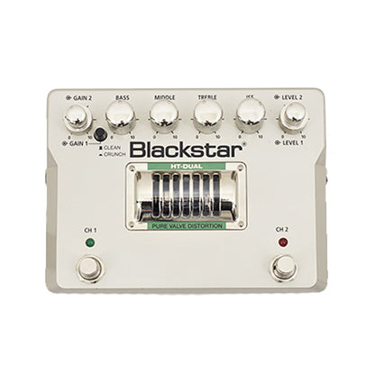 Blackstar HT-Dual Valve 2 Channel Tube Distortion Silent Switching Guitar Pedal Effect (HT Dual)