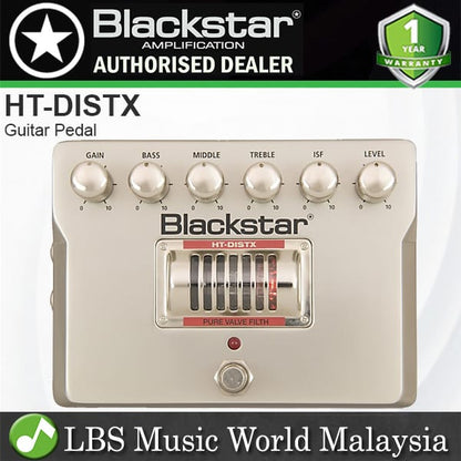 [Discontinued] Blackstar HT-Distx Valve Extreme Gain and Tone Silent Switching Guitar Pedal Effect (HT Distx)