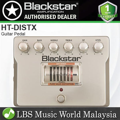 [Discontinued] Blackstar HT-Dist Valve Genuine Valve Design Silent Switching Guitar Pedal Effect (HT Dist)